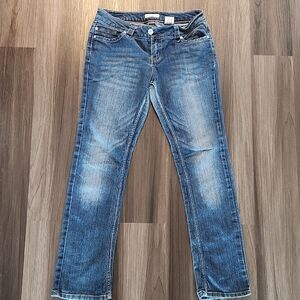 Paris Blues Women's Blue Straight Leg Jeans